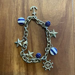 nautical themed charm bracelet